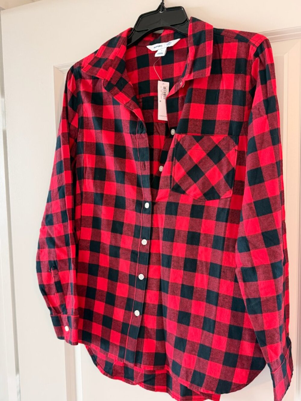 Old Navy Buffalo Check Flannel Shirt NWT